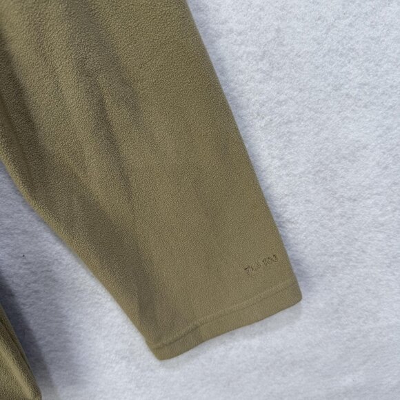 North Face Jacket Mens XL Tan Full Zip TKA 100 Fleece Outdoor Hiking Lightweight - Picture 3 of 11